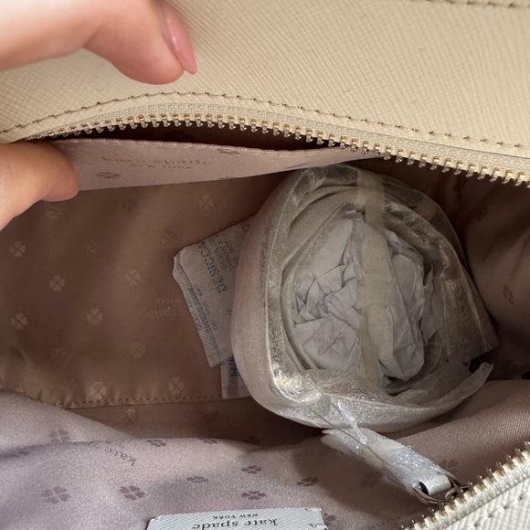 Kate Spade Cream Satchel with Structured Design - Picture 5 of 5